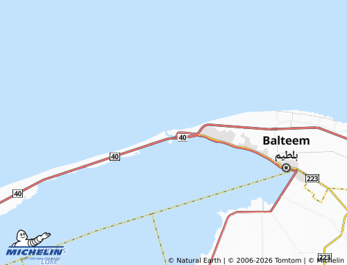 MICHELIN El Borg map - ViaMichelin