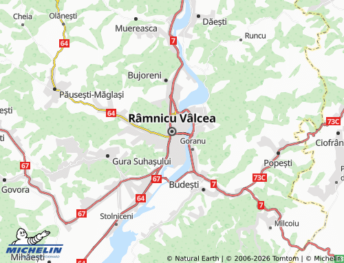 Mappa MICHELIN Râmnicu Vâlcea - ViaMichelin