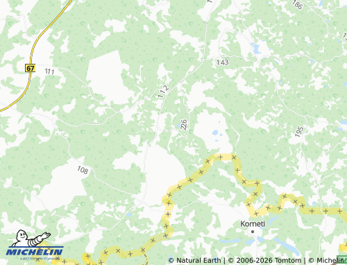 MICHELIN Kogrõ map - ViaMichelin