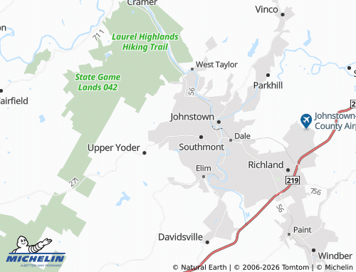 Carte MICHELIN Westmont - ViaMichelin