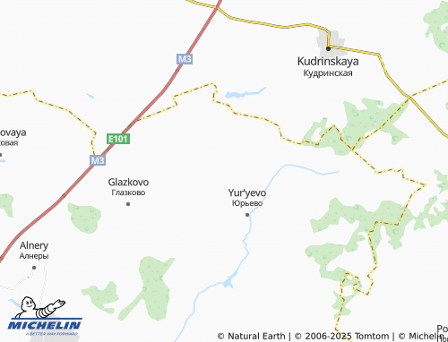 MICHELIN Glazovo map - ViaMichelin