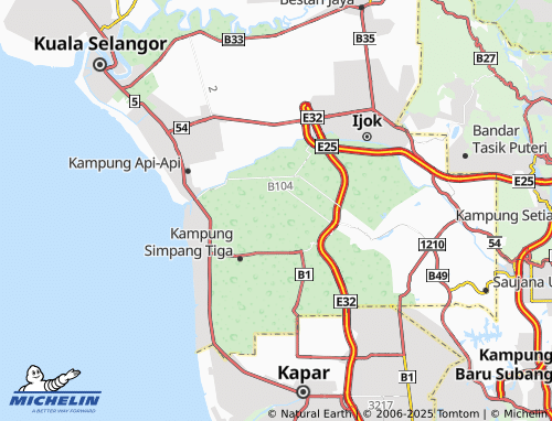 MICHELIN Kampung Bukit Kuching Tengah map - ViaMichelin