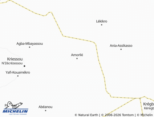 Mapa MICHELIN Amoriki - ViaMichelin