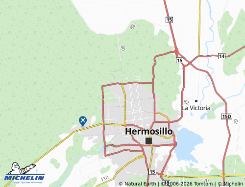 Mappa MICHELIN Primero Hermosillo - ViaMichelin