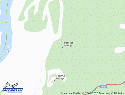 MICHELIN-Landkarte Tomtor - ViaMichelin