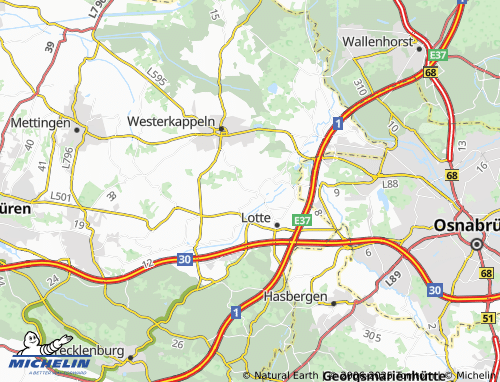 Carte MICHELIN Düte - ViaMichelin