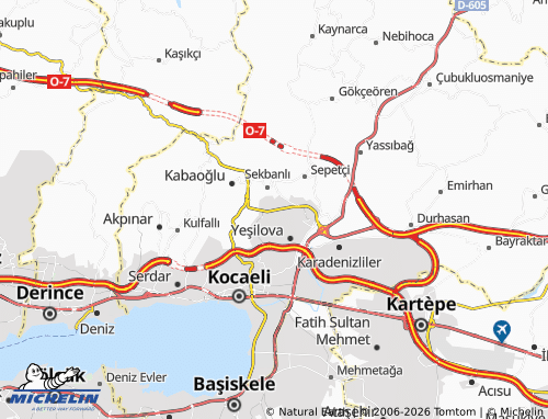 MICHELIN Ayazma map - ViaMichelin