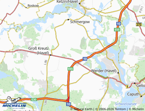 MICHELIN Derwitz map - ViaMichelin