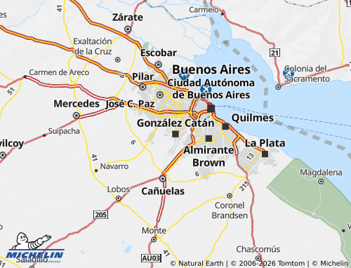 MICHELIN La Matanza map - ViaMichelin