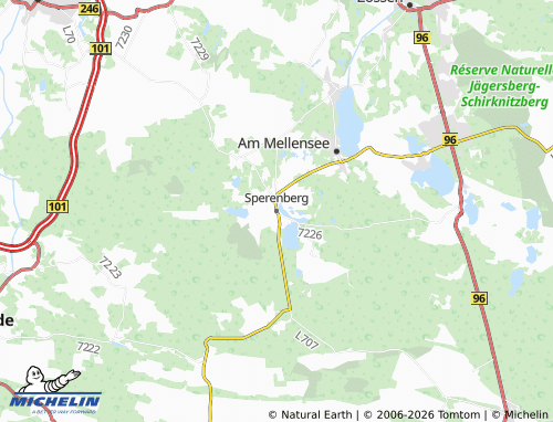 MICHELIN Sperenberg map - ViaMichelin