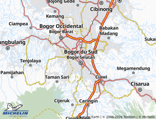 Carte MICHELIN Gudang - ViaMichelin