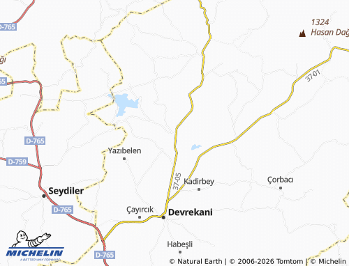 Mappa MICHELIN Bozkocatepe - ViaMichelin