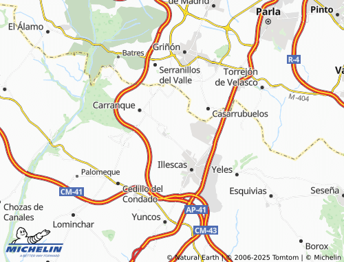 Mapa MICHELIN Bohadilla - ViaMichelin