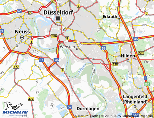 MICHELIN Itter map - ViaMichelin