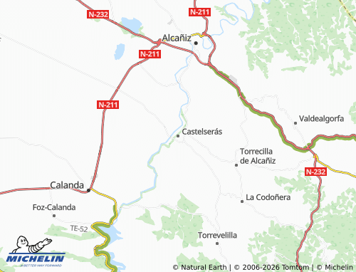 Mapa MICHELIN Castelserás - ViaMichelin