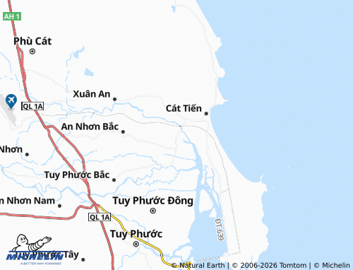 Mapa MICHELIN Cát Chánh - ViaMichelin