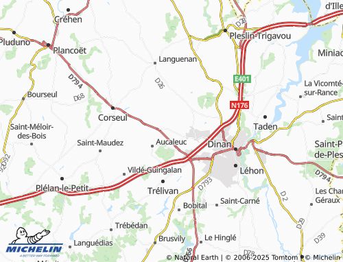 MICHELIN Tréfort map - ViaMichelin