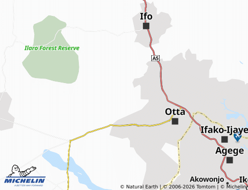 MICHELIN Iju map - ViaMichelin