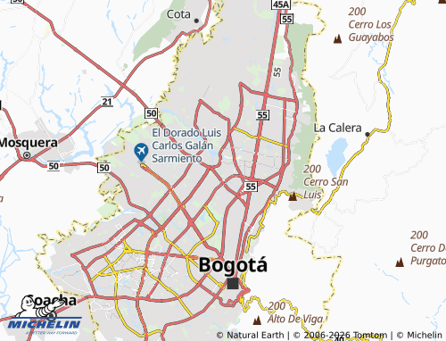 Mapa MICHELIN Santa Rosa - ViaMichelin