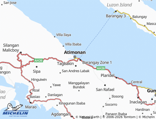 Mappa MICHELIN Barangay Zone 4 - ViaMichelin