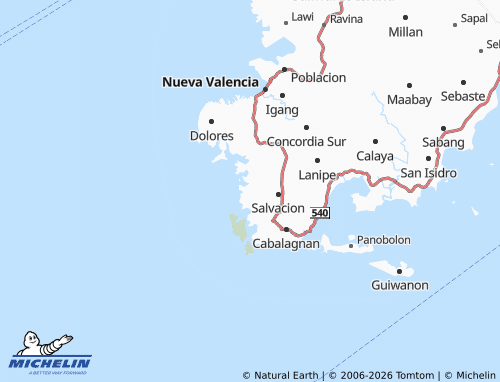 MICHELIN San Roque map - ViaMichelin