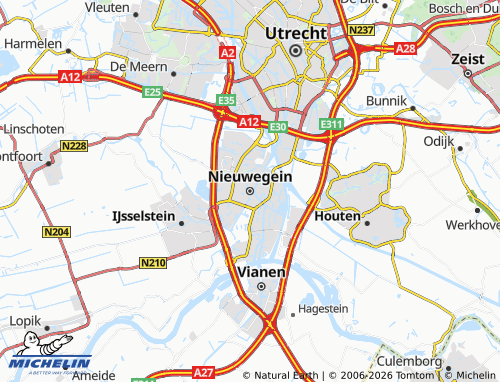 Kaart MICHELIN Nieuwegein - ViaMichelin