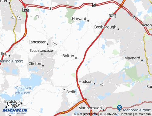 Carte MICHELIN Bolton - ViaMichelin