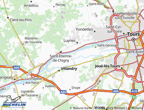 Carte MICHELIN L'Aireau-des-Bergeons - ViaMichelin