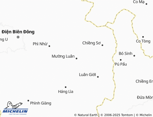 MICHELIN Mường Luân map - ViaMichelin