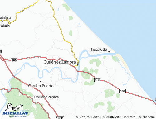 MICHELIN Cerro de La Cruz map - ViaMichelin