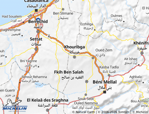 MICHELIN Khureebkah map - ViaMichelin