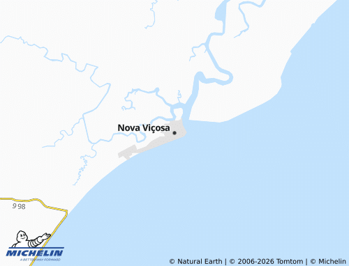 MICHELIN-Landkarte Nova Viçosa - ViaMichelin