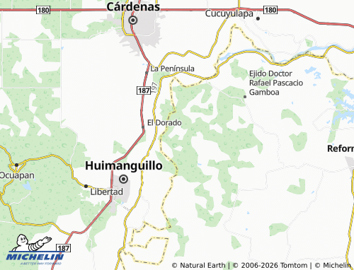 Mapa MICHELIN Ejido El Limoncito - ViaMichelin