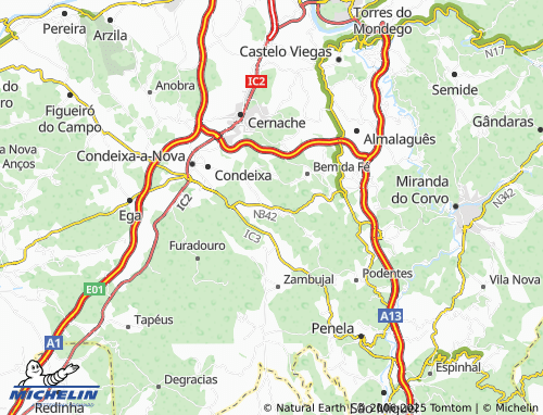 MICHELIN Casal Novo map - ViaMichelin