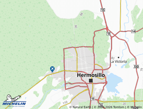 MICHELIN Ladrilleras map - ViaMichelin