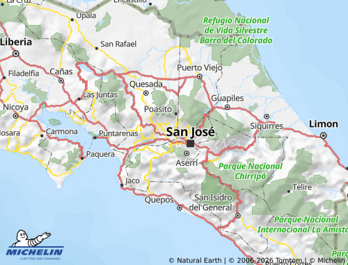 Mappa MICHELIN Alajuela - ViaMichelin