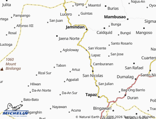 MICHELIN Agcococ map - ViaMichelin