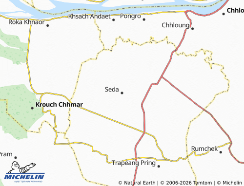 Mapa MICHELIN Seda - ViaMichelin