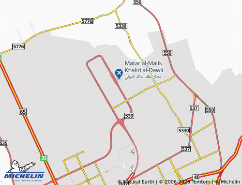 MICHELIN-Landkarte Matar al-Malik Khalid - ViaMichelin