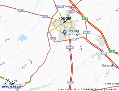 MICHELIN Salice Vecchio map - ViaMichelin