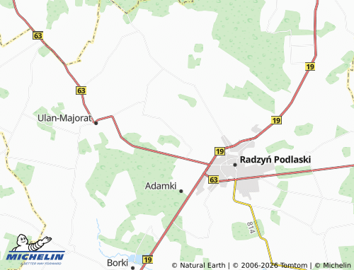 Carte MICHELIN Żabików - ViaMichelin