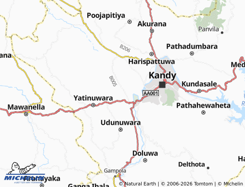 MICHELIN Pilapitiya2 map - ViaMichelin
