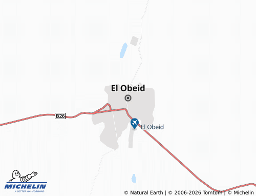 Mapa MICHELIN El Obeid - ViaMichelin