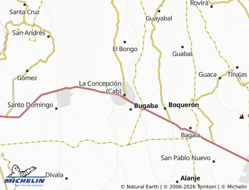 MICHELIN-Landkarte La Concepción (Cab) - ViaMichelin