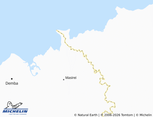 MICHELIN Kali Baru map - ViaMichelin