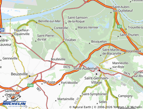 MICHELIN Saint-Sulpice-de-Grimbouville map - ViaMichelin