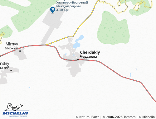 MICHELIN-Landkarte Cherdakly - ViaMichelin