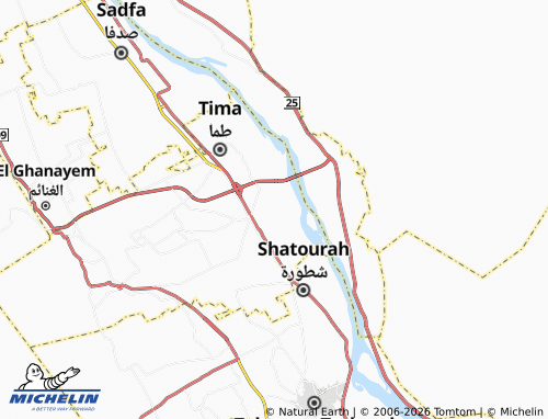 MICHELIN El Sheikh Ammar map - ViaMichelin