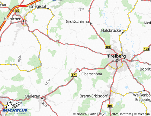 MICHELIN Wegefarth map - ViaMichelin