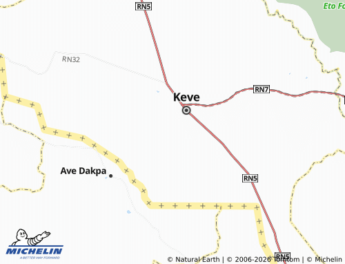 MICHELIN Tsiviepe map - ViaMichelin